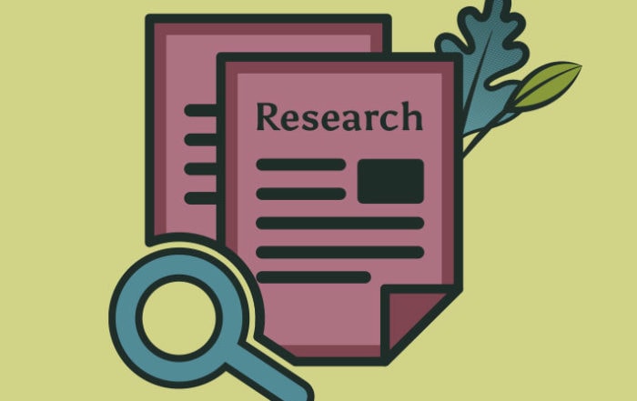 research graphic icons